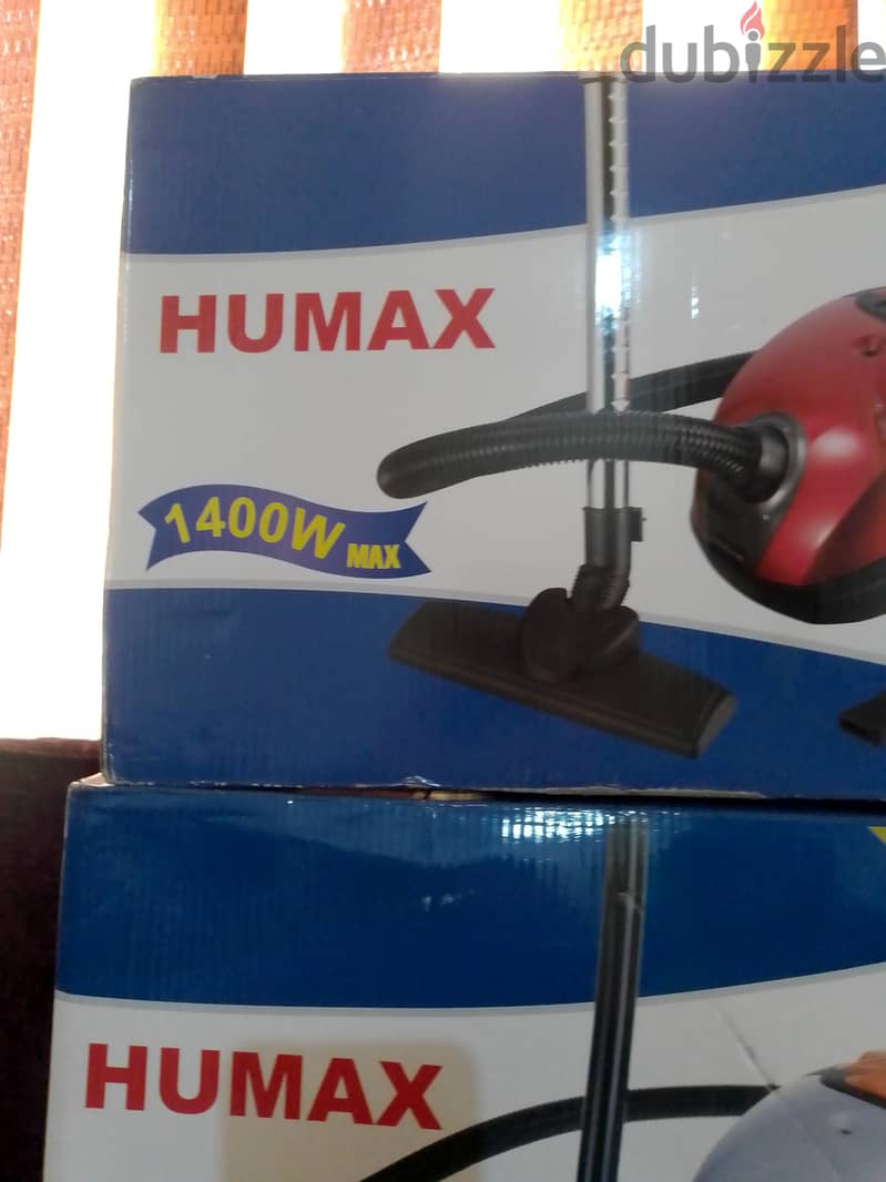 للبيع عدد 2 مكنسة ماركة HUMAX جديد لم يستخدم بالكرتونة والضمان 2