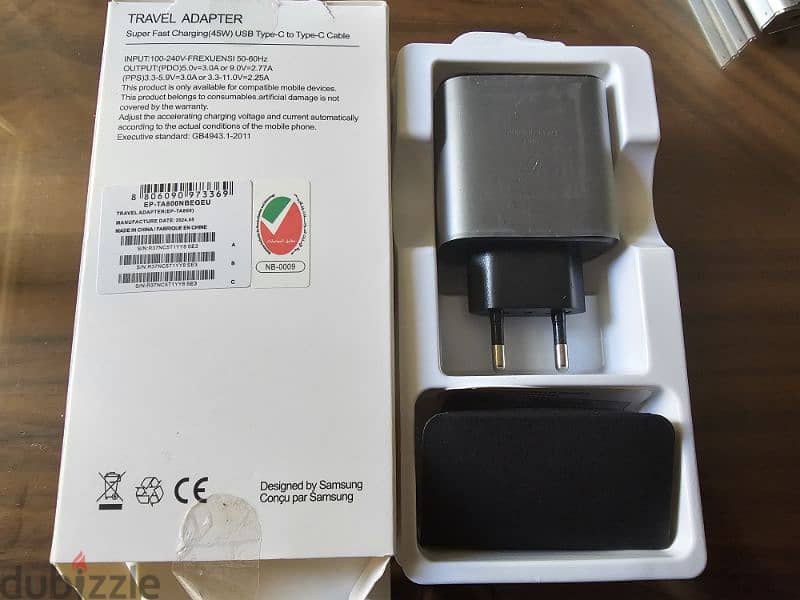 شاحن سامسونج الاصلي 45w PD (USB-C) بالكابل 2