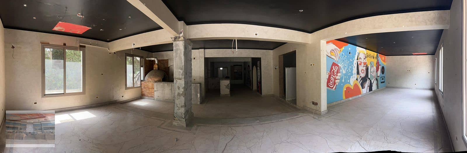 Retail 230m For Rent fully finished in El Maadi 3