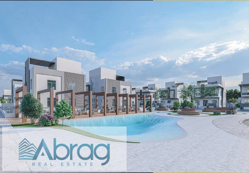 At a special price, 15% down payment, an independent villa for sale, receipt in 2026, installments, near Dahshur Road Zayed, LA VIDA 0