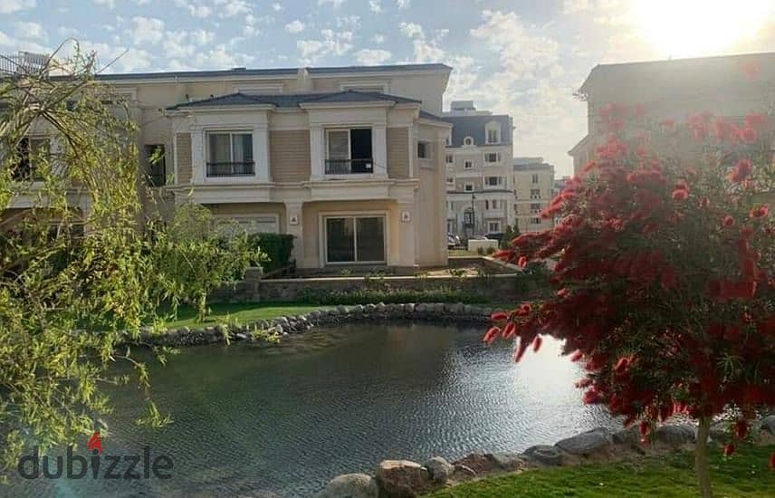 twin house 375m for sale very special view 140 acres center park ready to move special price mountain view hyde park new cairo 0