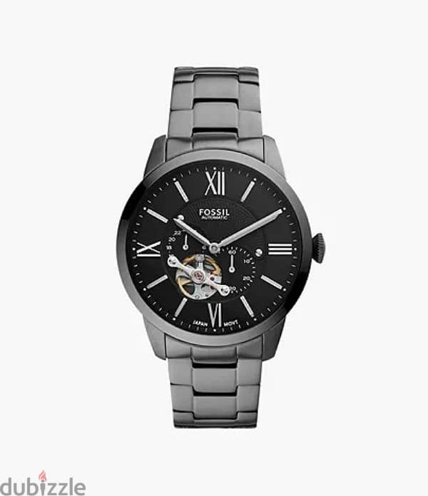 fossil automatic smoke stainless steel  ME3172ساعة فوسيل أوتوماتيك 0