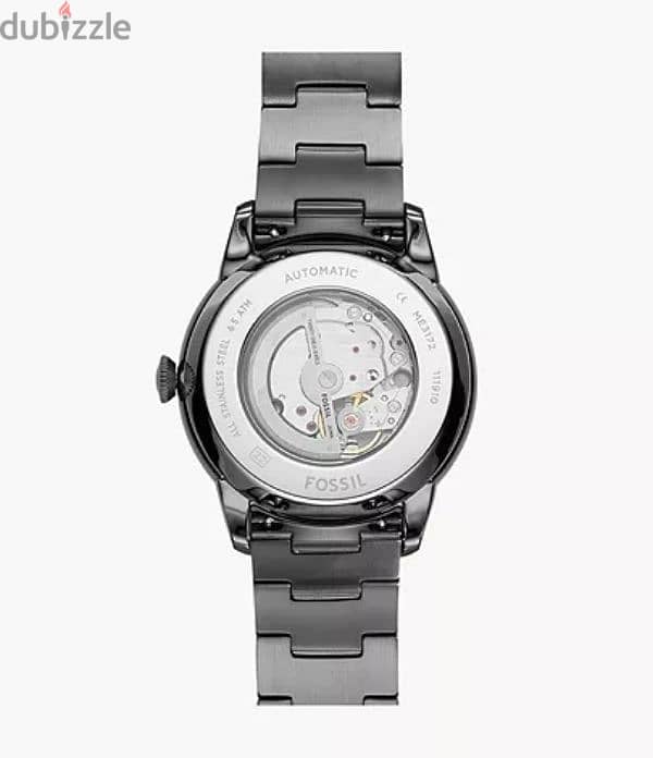 fossil automatic smoke stainless steel  ME3172ساعة فوسيل أوتوماتيك 1