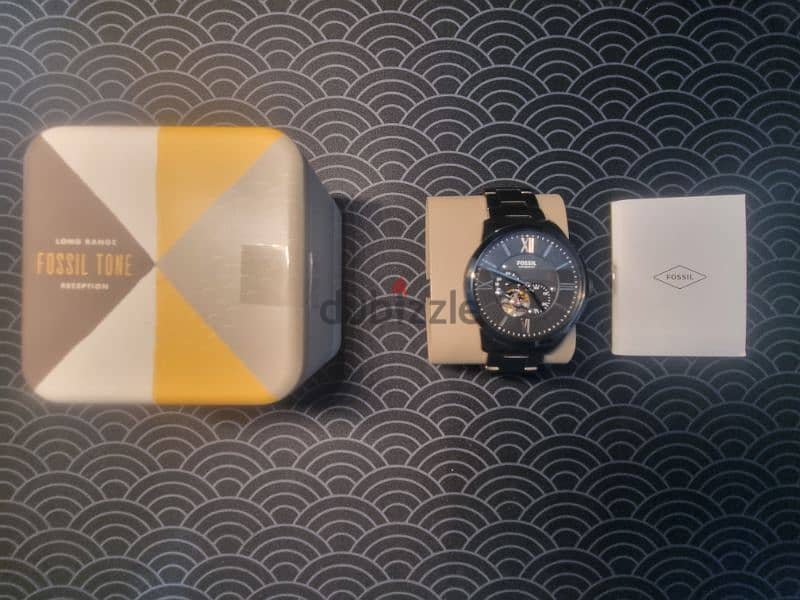 fossil automatic smoke stainless steel  ME3172ساعة فوسيل أوتوماتيك 3