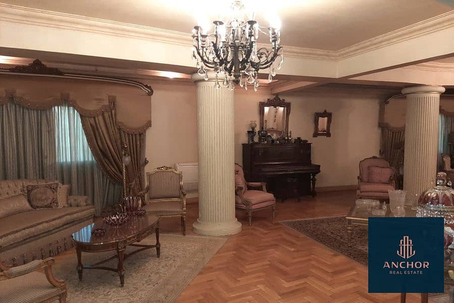 Apartment Ready to Move Super Deluxe Finishing Italian Marble With Garden View in a Prime Location Ard al Golf Heliopolis 1