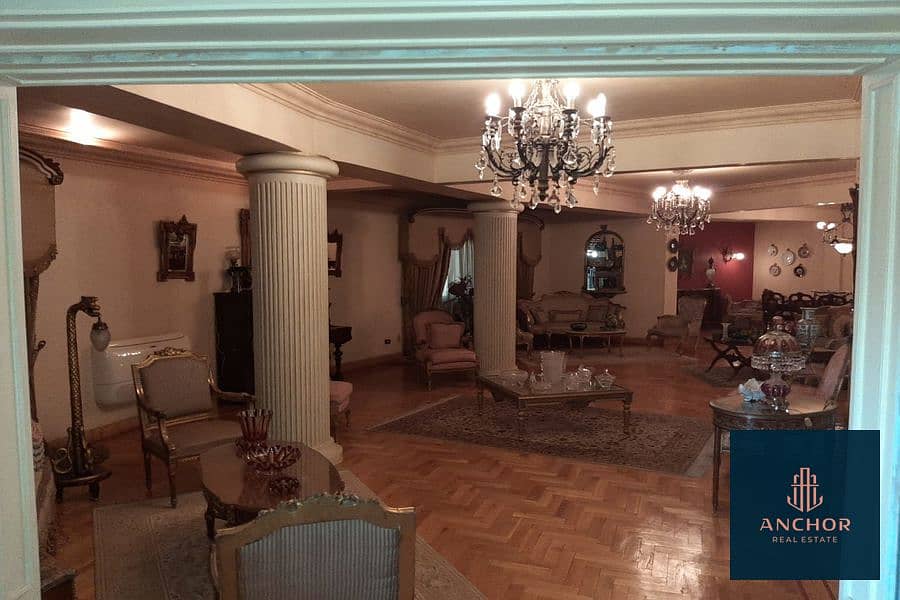 Apartment Ready to Move Super Deluxe Finishing Italian Marble With Garden View in a Prime Location Ard al Golf Heliopolis 5