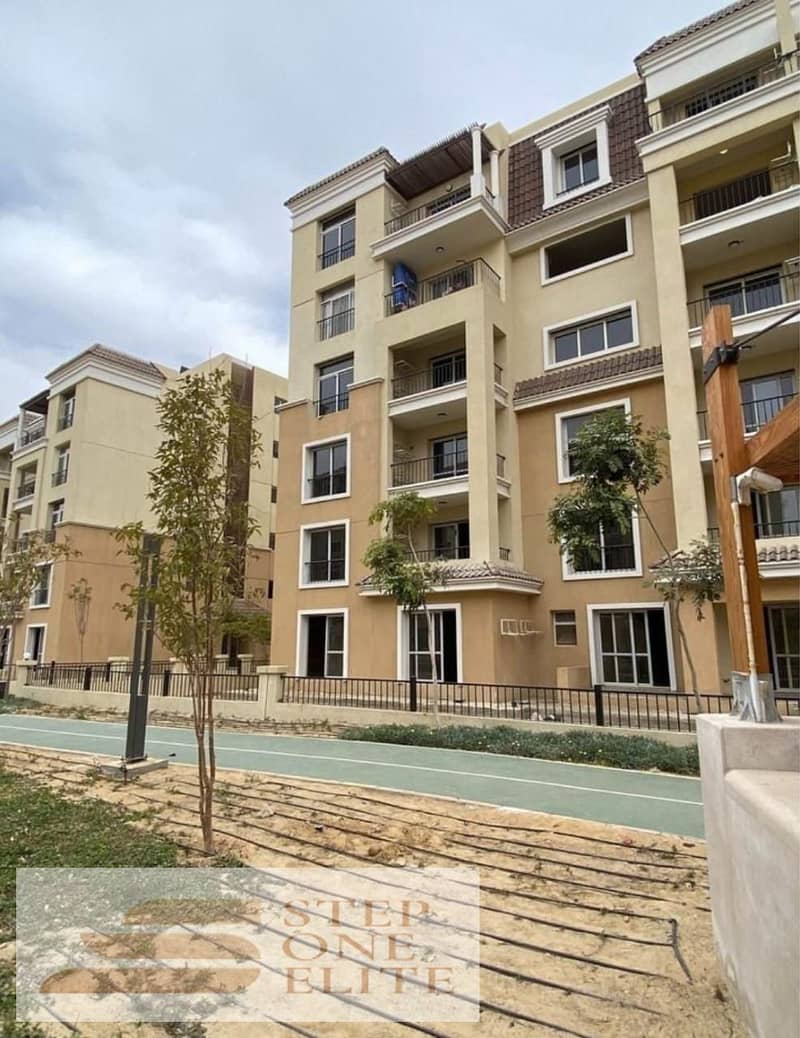 For quick sale, a 3-bedroom apartment, a bargain price, in Sur Madinaty, in Sarai Compound 6