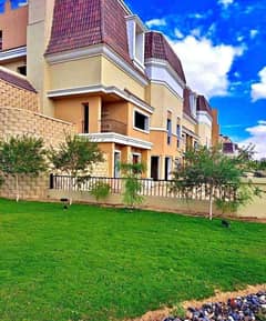 Townhouse for sale in New Cairo, near the American University, in Sarai Compound. 0