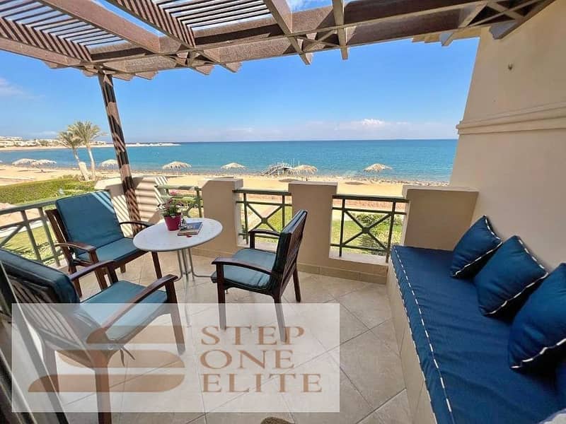 Chalet for sale (3 rooms) - lowest price for La Vista Ain Sokhna, directly on the sea 0