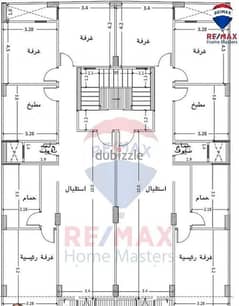 شقة سكنية للبيع بالمنصورة توريل (جانبي واجهة) 0