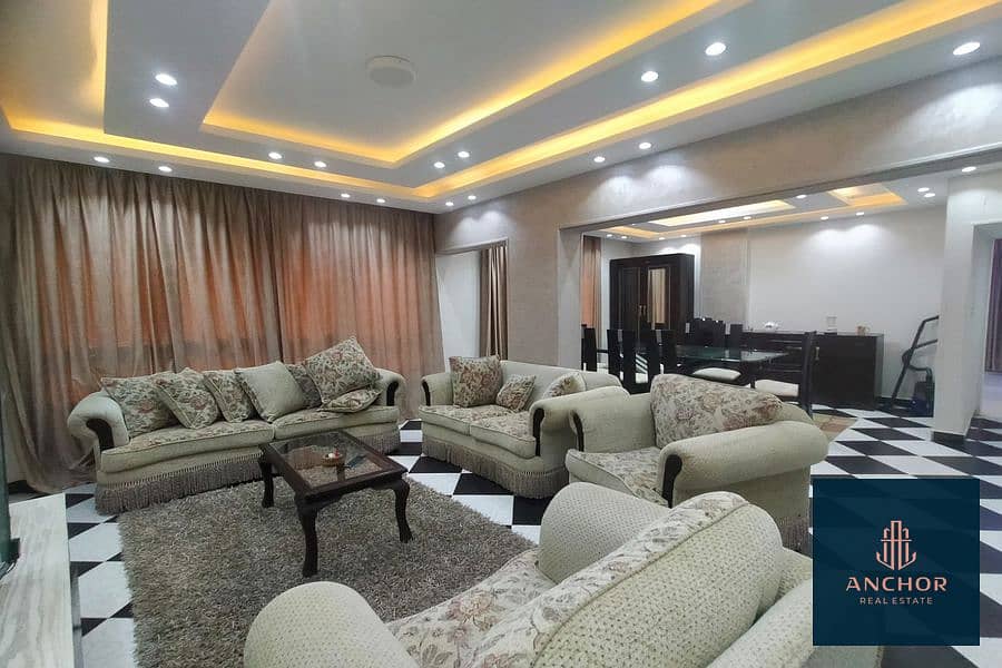 Fully Furnished Apartment with Appliances in Sheraton for rent with Elevator 0