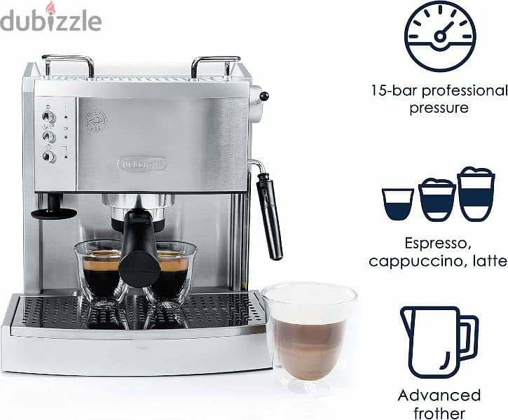 DeLonghi EC-702 Manual Espresso Coffee Machine 5