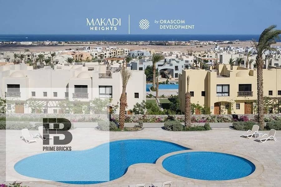 للبيع بنتهاوس متشطبه دايركت على اللاجون في الجونة الجديدة Makadi Heights 3