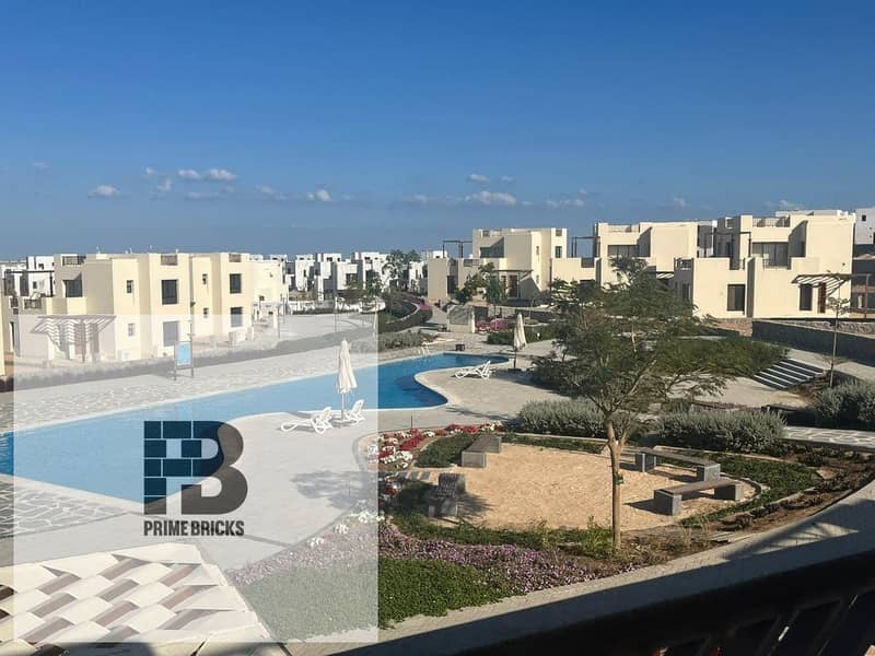 للبيع دوبلكس بجاردن متشطب فيو على لاند سكيب في مكادي هايتس الغردقة Makadi Heights Hurghada من شركة اوراسكوم Orascom 2