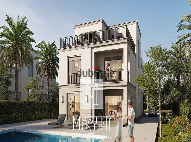 Fully Finished Standalone villa for sale with installments till 2030 in Belle Vie - Emaar Misr 7