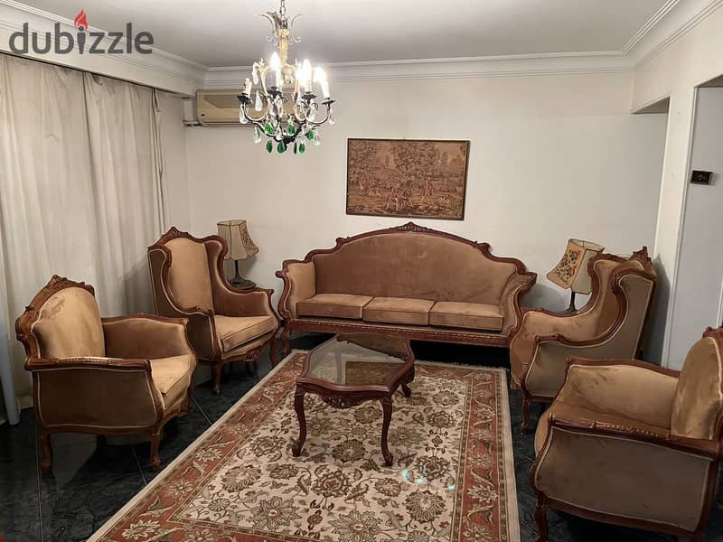 Apartment 130 meters for rent, furnished with air conditioners and appliances, Triumph Heliopolis 0