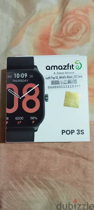 ساعة ذكية أمازفيت Smart watch amazfit pop3s 4