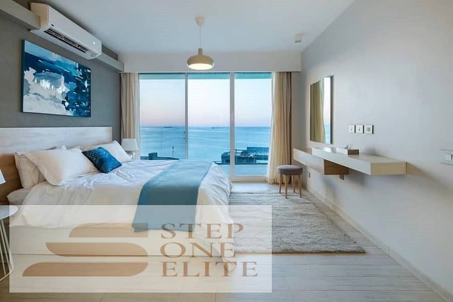 Chalet on the sea for sale in the most prestigious projects in Ain Sokhna, near Porto 1