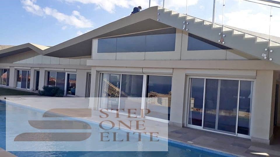 Chalet on the sea for sale in the most prestigious projects in Ain Sokhna, near Porto 9