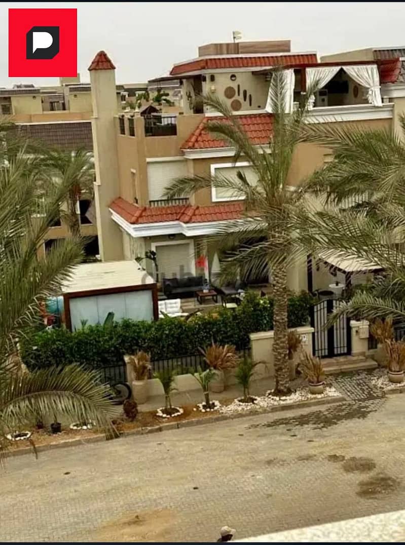 Villa for sale with a 10% down payment in Sarai Compound Madinaty next to Madinaty on Al Amal Axis and Suez Road Fifth Settlement Near AUC 18