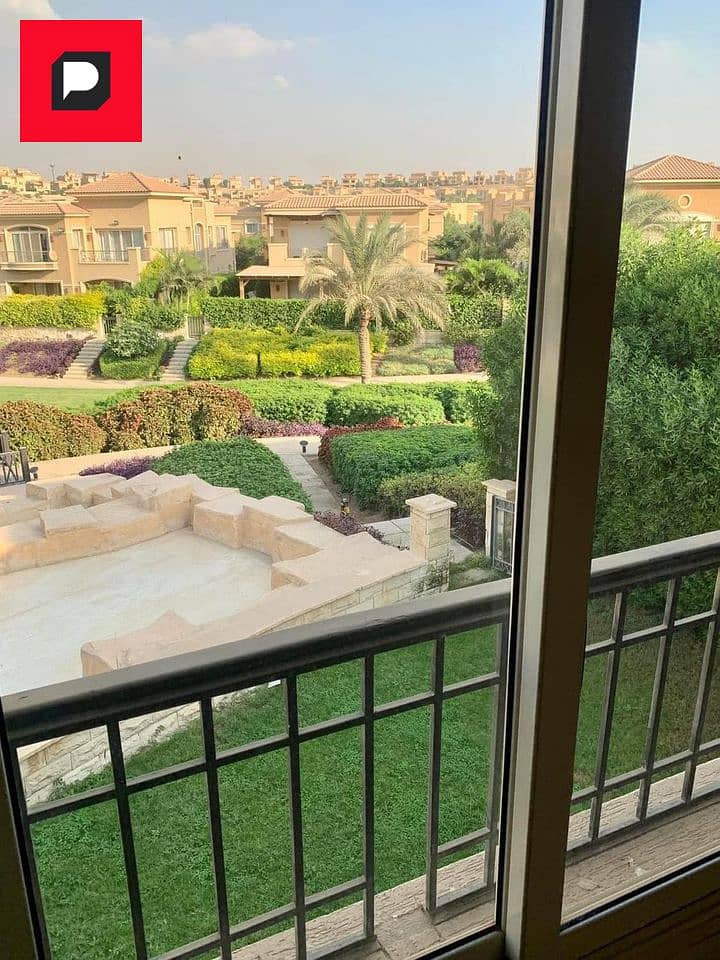 Villa with private garden 255m for sale inTelal East  Fifth Settlement near American University with a 10% down payment and installments to 8 years 9