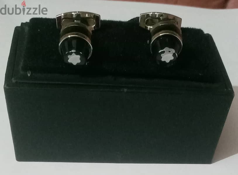 Mont blanc cufflinks ازرار قميص 1