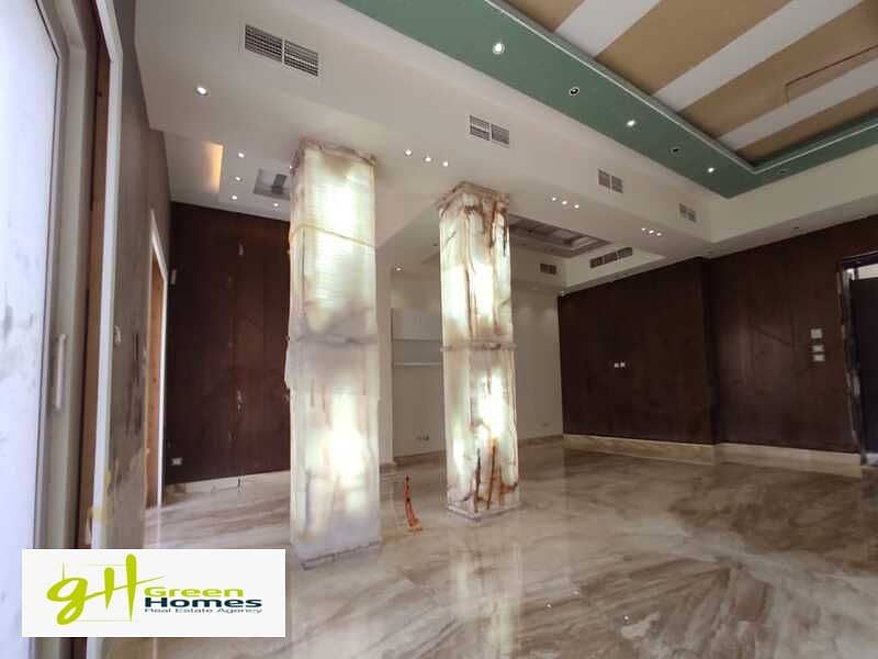 Twin house for rent in Uptown Cairo, area 290 square meters, fully finished 1