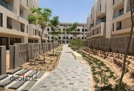 Duplex with garden for sale in compound Al Burouj 1