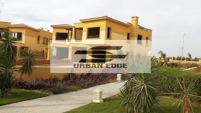 Villa for sale 340 m in La Terra Compound in front of the AUC in the Fifth Settlement 2