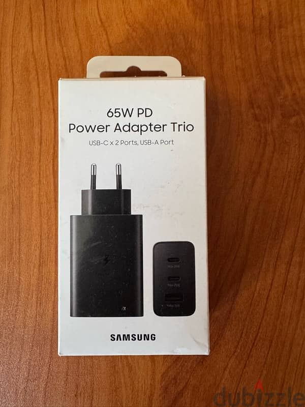 samsung 65watt pd power adapter trio original 1