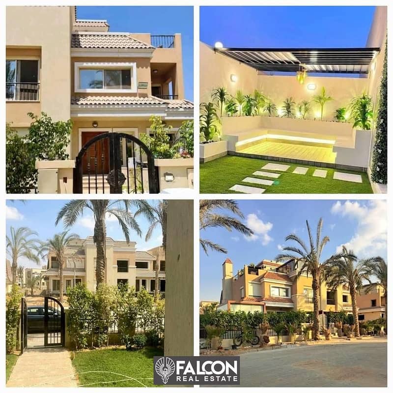 Villa for sale 42% discount at an attractive price and a Prime location next to Madinaty in Sarai Compound on Suez Road New Cairo 0