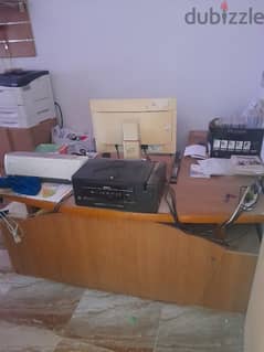 Used desk for office L shape 0