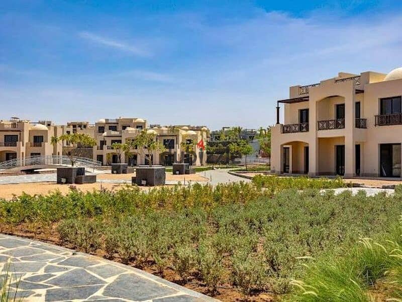 A fully finished apartment for sale inside a compound belonging to Orascom in Hurghada 0