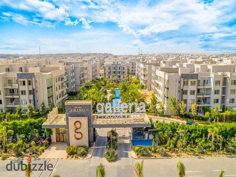 Apartment With Garden ready to move In Galleria moon Compound Prime Location In The Golden Square With Pool View 3