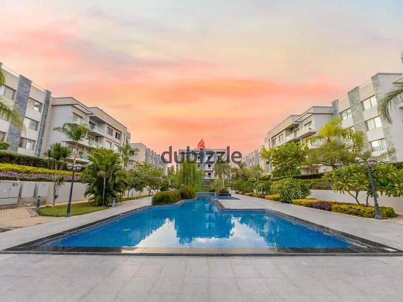 Apartment With Garden ready to move In Galleria moon Compound Prime Location In The Golden Square With Pool View 5