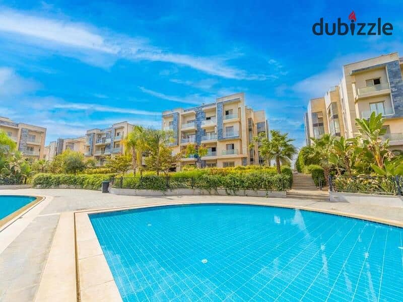 Apartment With Garden ready to move In Galleria moon Compound Prime Location In The Golden Square With Pool View 6