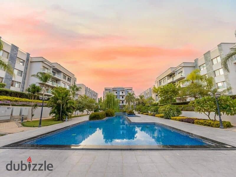 Apartment With Garden ready to move In Galleria moon Compound Prime Location In The Golden Square With Pool View 8