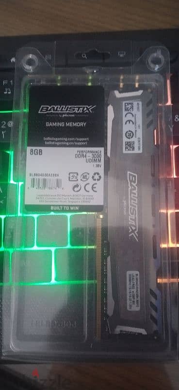 crucial ballistix 8gb ddr4 3000mhz