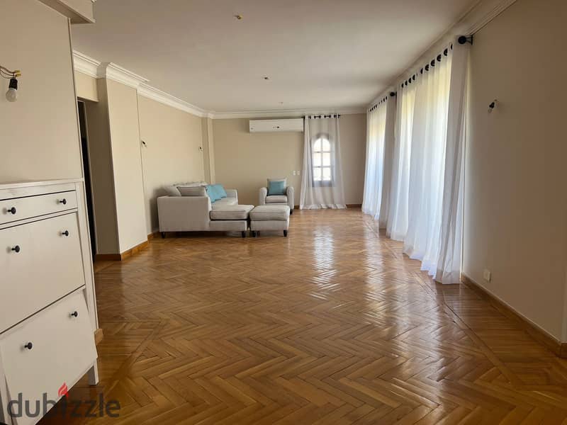 Apartment for rent semi-furnished in Diplomats Compound 14