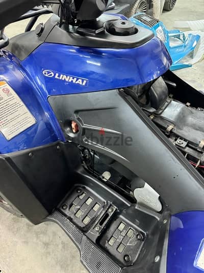 Linhai 300 cc blue beach buggy