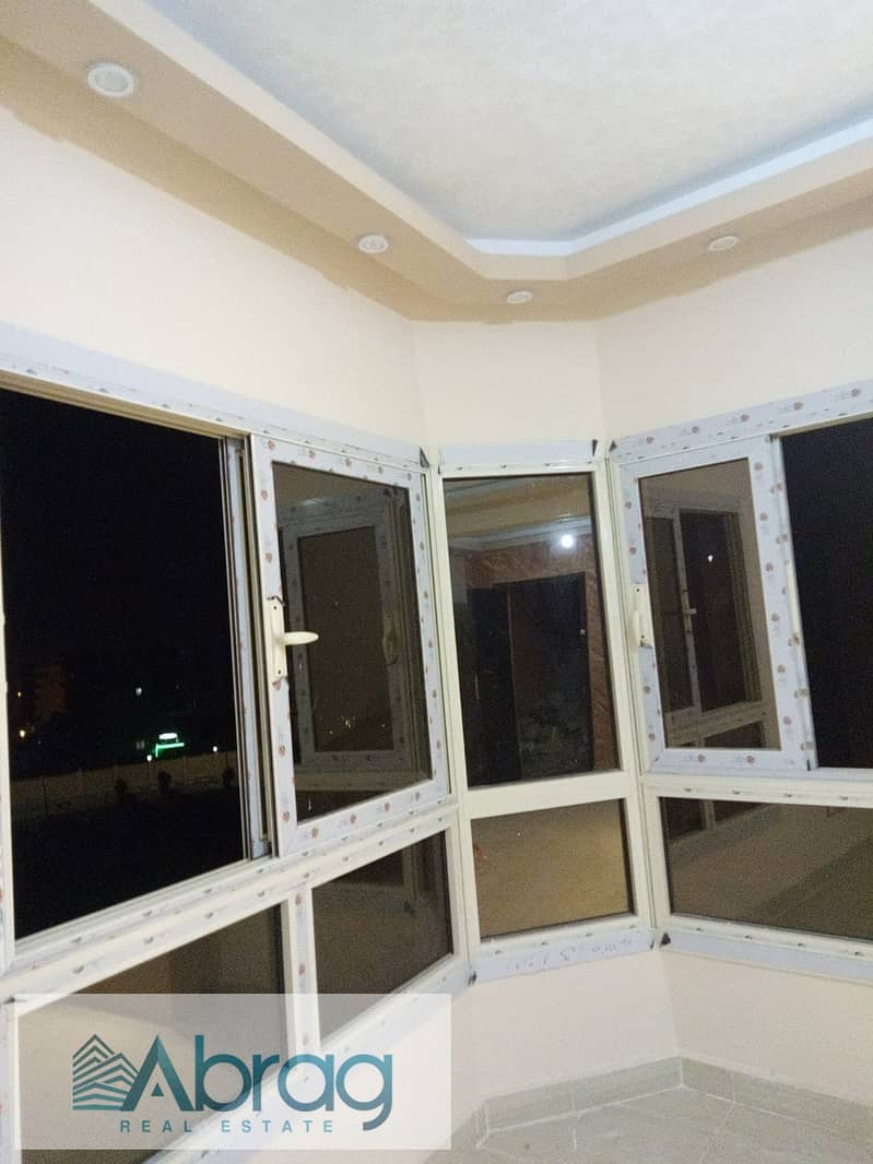 For sale in Al-Firdaus Compound, apartment 92, ultra super deluxe finishing, 6th of October 2