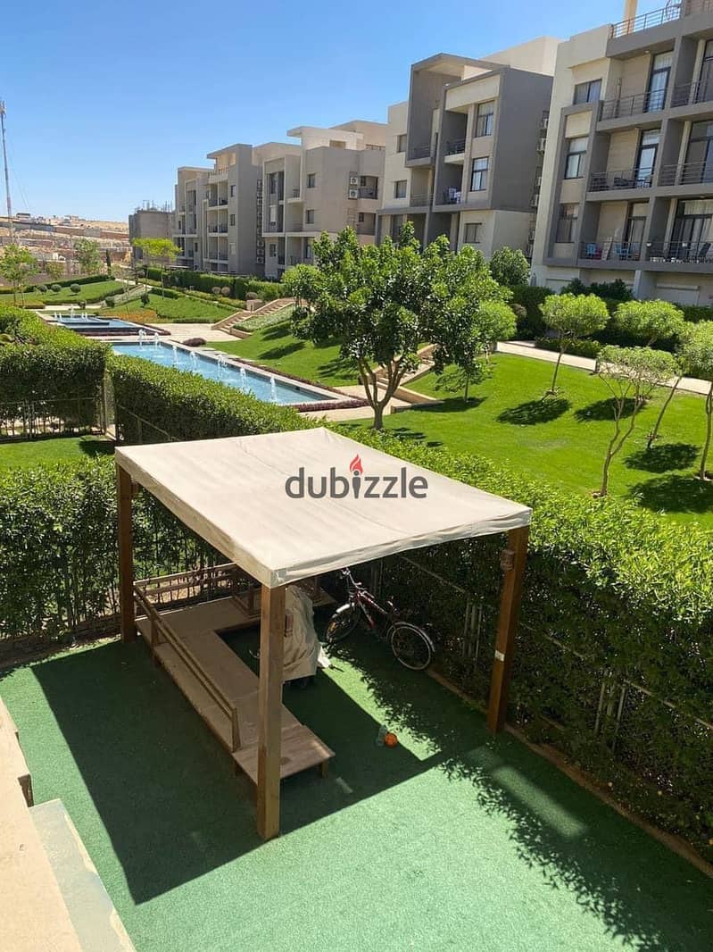 Apartment for sale in Al Marasem Fifth Square, fully finished, immediate receipt, 160 meters + 121 meters garden 4