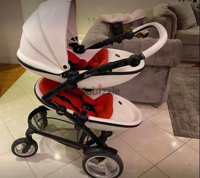 luxury Mima stroller Kobi for twin ميما كوبي عجله 3