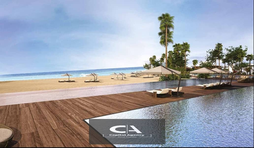 Chalet for sale with sea view with 10% down payment in the heart of Ain Sokhna with Misr Italian - Kai| And installments over the longest repayment 4