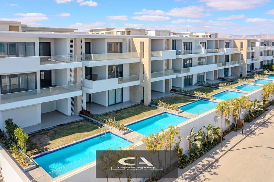 Ground chalet with garden view on the sea with 10% down payment in the heart of Ain Sokhna with Misr Italian - Kay | And installments over the longest 7