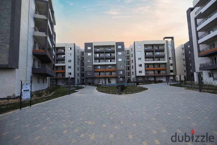 From the owner, an apartment for sale in installments in October in Rock Eden Compound - ROCKEDEN. A video of the apartment is available, facing the s 7