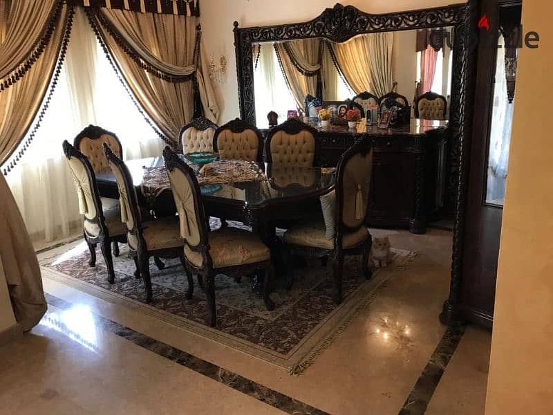 Independent villa fo r sale, immediate delivery, fully finished with furniture and appliances, garden view and golf inMadinaty 0