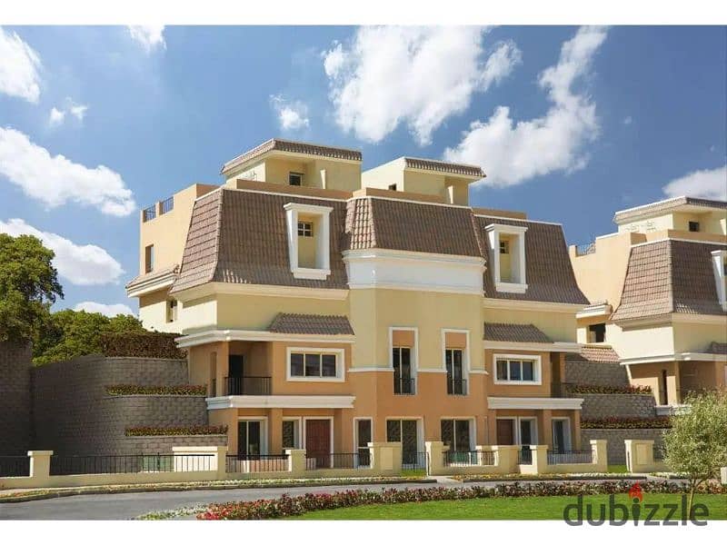 3 bedroom apartment for sale at a price below the market, direct view of the axis in Sarai Mostakbal City Compound 7