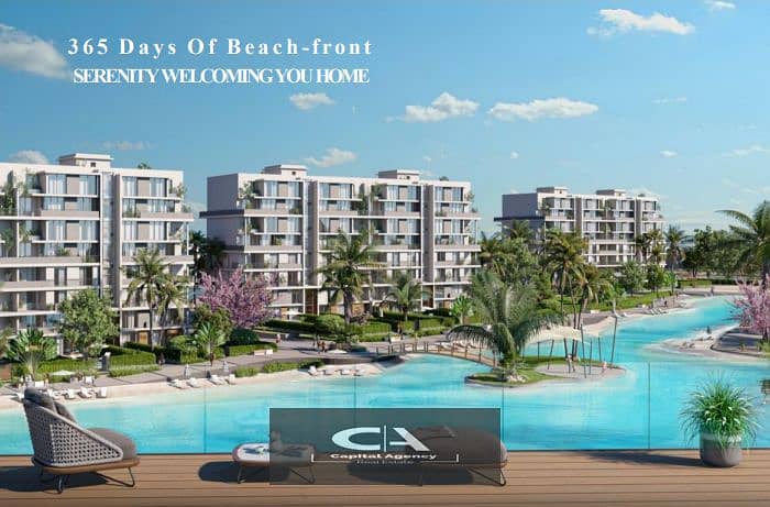 Apartment for sale | 3 rooms with only 5% down payment | Prime location in | Vinci Compound Open view | Installments for the longest period 3