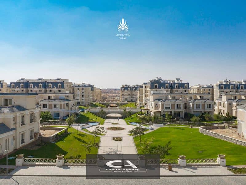 own an apartment with immediate receipt in Mountain View iCity Compound, New Cairo View on the lagoon with only 10% down payment * Mountain View I Cit 2